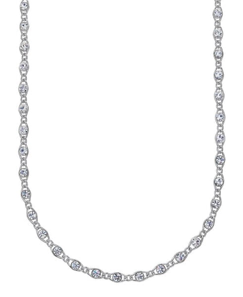 Clear Crystal Strand Necklace