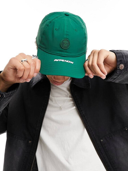 Aape By A Bathing Ape now cap in green