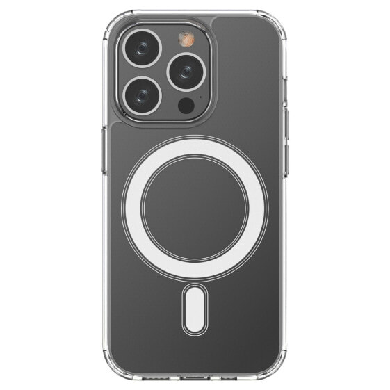 Чехол для iPhone 15 Pro с магнитом MagSafe Hurtel Клеар Transparent Flexible Gel Case