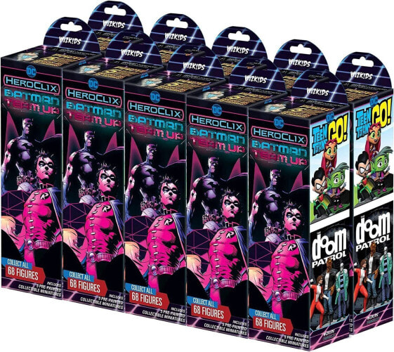 Игра для компаний WizKids HeroClix DC: Бэтмен Тандем Бустер Брик 10 бустер-паков с Легаси-паком