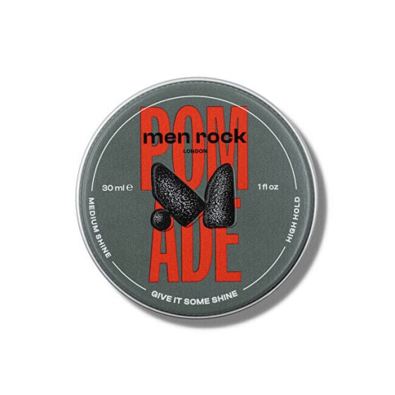 Воск для волос Men Rock London - Высокая фиксация, Средний блеск
