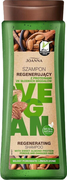 Шампунь регенерирующий Joanna Vegan с протеинами из сладких миндальцев
