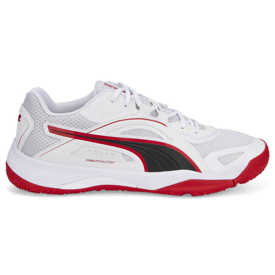 Puma Solarstrike Ii Indoor Soccer Mens White Sneakers Athletic Shoes 10688103