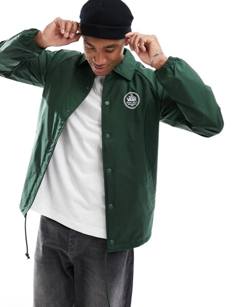 Vans torrey coach jacket in green