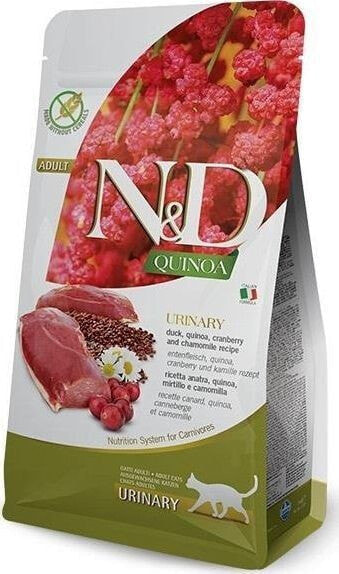 Farmina FARMINA N&D CAT QUINOA URINARY DUCK - z kaczką, quinoa, żurawiną i rumiankiem - sucha karma dla kota - 5kg