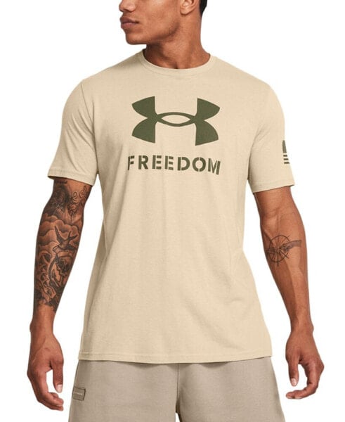 Men's Relaxed Fit Freedom Logo Short Sleeve T-Shirt