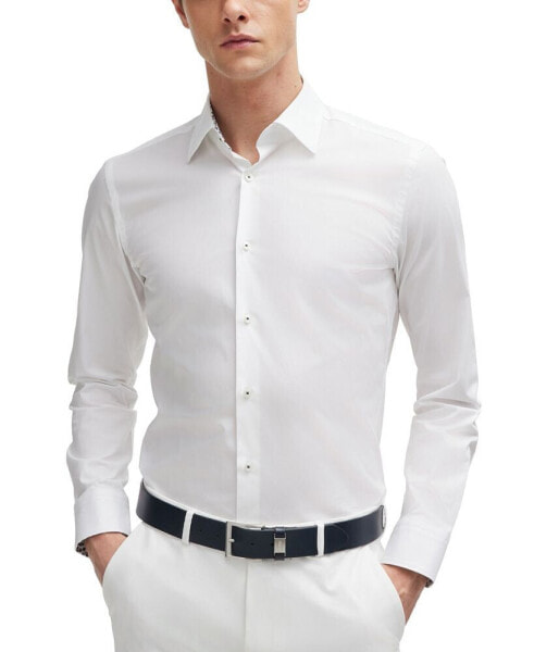 Men's Easy-Iron Slim-Fit Dress Shirt