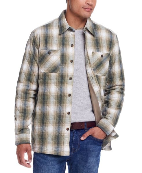 Men's Plaid Shirt Jacket