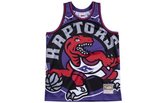 Mitchell Ness Big Face MSTKBW19068-TRAPURP Basketball Vest for Trendy Clothing and Training