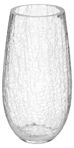 Vase, gewölbtes Glas, Höhe 27 cm