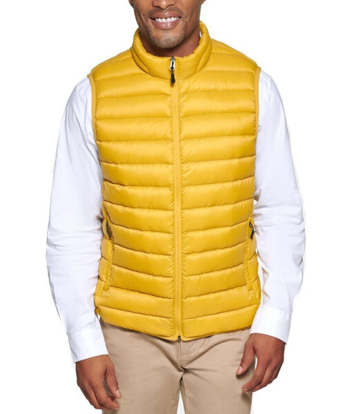 Men's Quilted Packable Puffer Vest, Created for Macy's