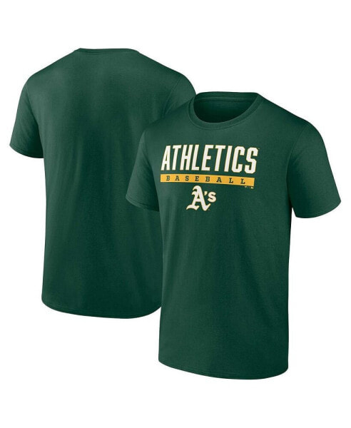 Men's Green Oakland Athletics Power Hit T-shirt