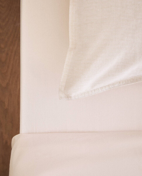 (200 thread count) cotton percale fitted sheet