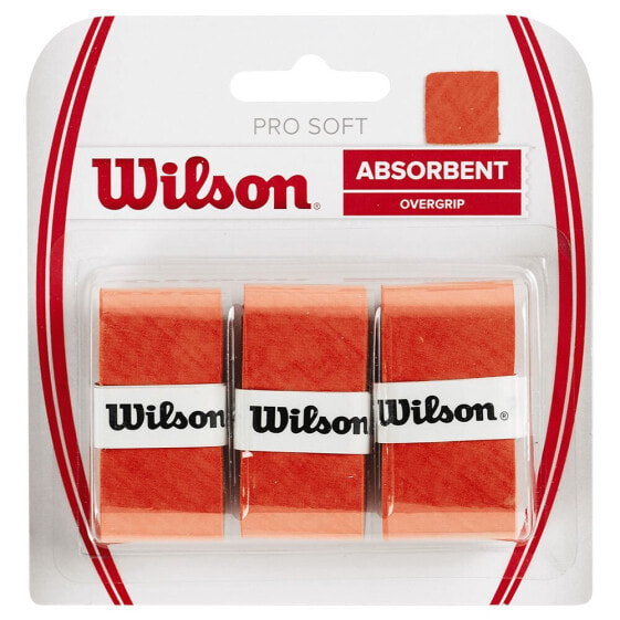 WILSON Pro Soft Tennis Overgrip 3 Units