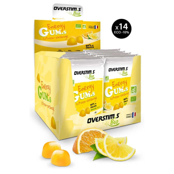 OVERSTIMS Energy Gums BIO 14 Units Orange&Lemon