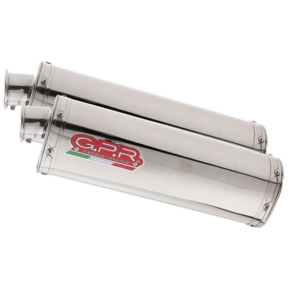 GPR EXHAUST SYSTEMS Trioval Dual Slip On FJR 1300 17-20 Euro 4 Homologated Muffler