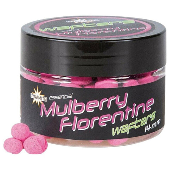 DYNAMITE BAITS Fluoro Wafters Mulberry Florentine Natural Bait 50g