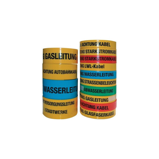 Multicoll Trassenwarnband Aufdruck Achtung Breitbandkabel Breite 40 mm Länge 250 m gelb