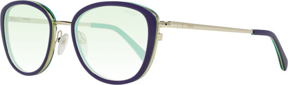 Emilio Pucci Sonnenbrille EP0047-O 92P 52 Damen Blau