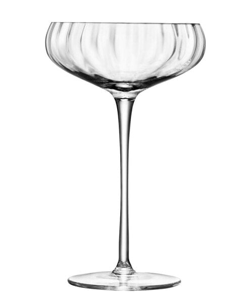 Бокалы для шампанского LSA International Aurelia Clear Optic 10 унций x 2