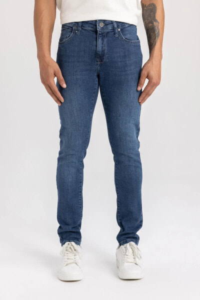 Carlo Skinny Fit Ekstra Dar Kalıp Normal Bel Ekstra Dar Paça Jean Pantolon C0688ax24sp