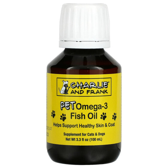 Pet Omega-3 Fish Oil, For Cats & Dogs, 3.3 fl oz (100 ml)