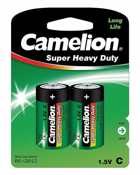 Camelion R14P-BP2G, Single-use battery, C, Zinc-Carbon, 1.2 V, 2 pc(s), 84 x 27 x 114 mm