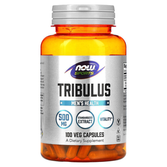 Препарат для мужского здоровья NOW Tribulus 500 мг, 100 вегетарианских капсул