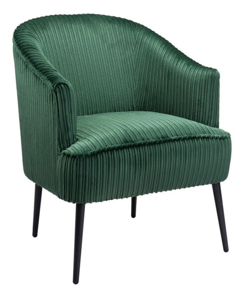 31" Steel, Polyester Ranier Boho Chic Accent Chair