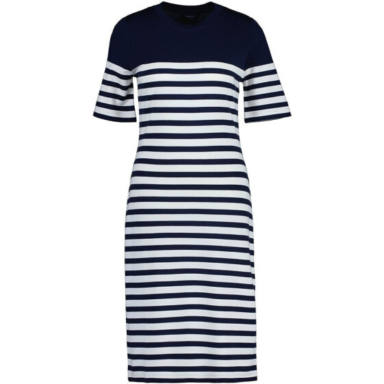 GANT Striped Short Sleeve Dress