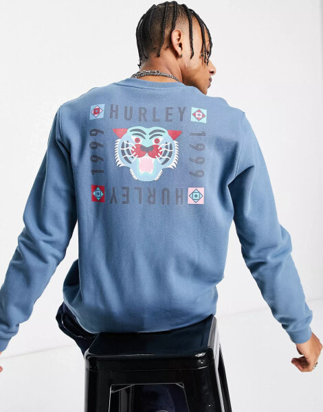 Hurley Bengal sweatshirt in blue