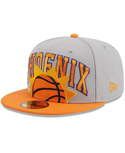 Men's Gray, Orange Phoenix Suns Tip-Off Two-Tone 59FIFTY Fitted Hat