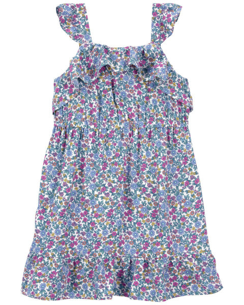 Toddler Floral Print Sundress Made With LENZING™ ECOVERO™ 2T