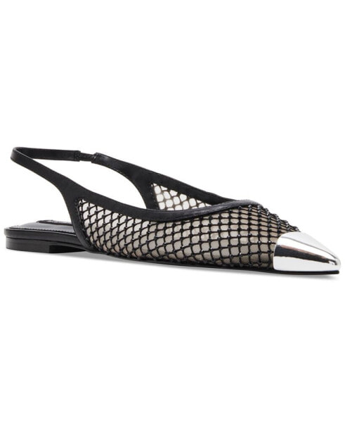 Mary Slingback Cap Toe Flats