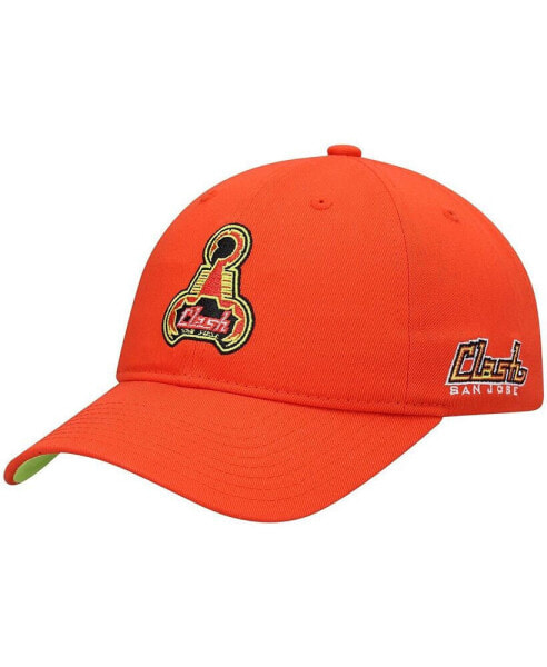 Men's Orange San Jose Clash Adjustable Hat