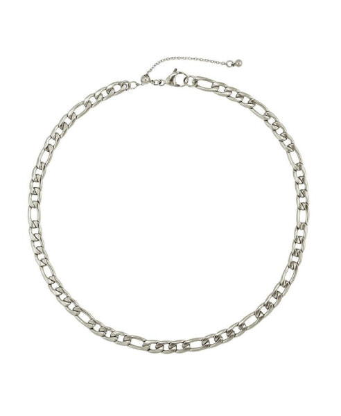 Rebl Jewelry bRADLEY Figaro Link Necklace