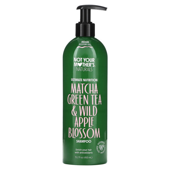 Ultimate Nutrition Shampoo, Matcha Green Tea & Wild Apple Blossom, 15.2 fl oz (450 ml)