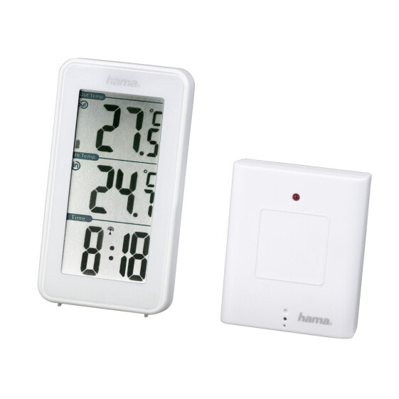 Hama EWS-152 - White - Indoor thermometer,Outdoor thermometer - Thermometer - 0 - 50 °C - -20 - 60 °C - 50 m