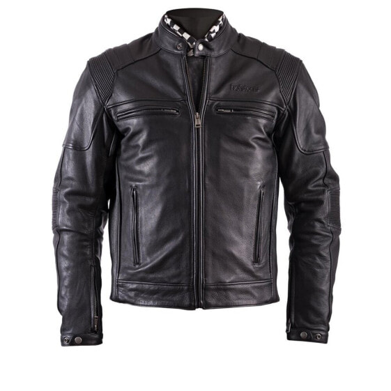 HELSTONS Trust Plain leather jacket