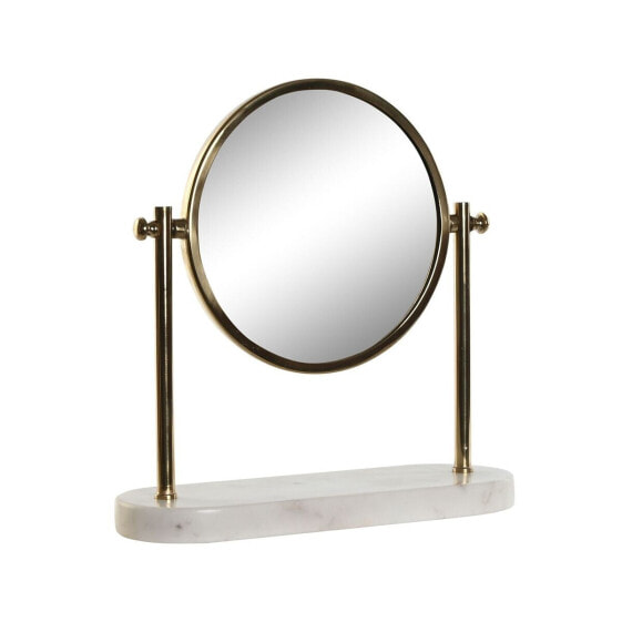 Зеркало домашнее Home ESPRIT Белое Золотое Металлическое Мраморное 30 х 10 х 30 см