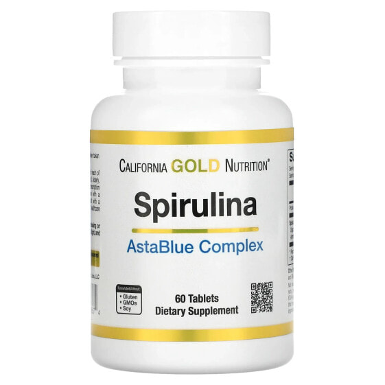 Spirulina AstaBlue Complex, 60 Tablets