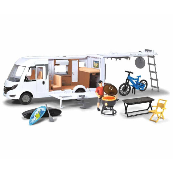 DICKIE TOYS Urban/Adventure Set Caravana Camper Vehicle