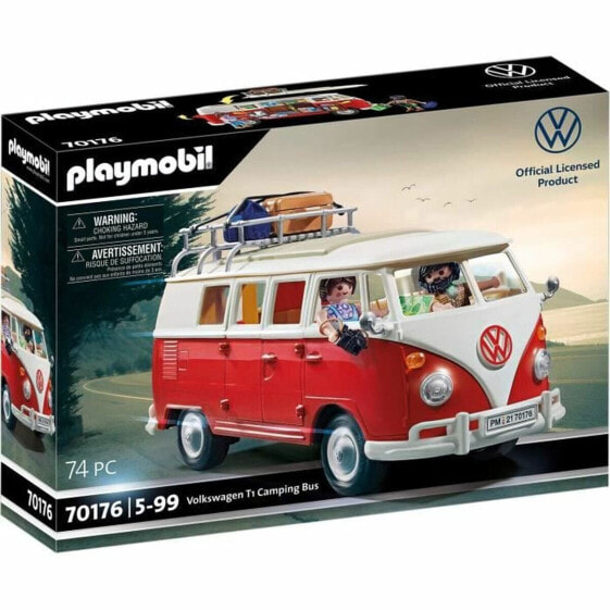 Игровой набор Playmobil Volkswagen T1 Bus Red 70176 Playset (Красный автобус T1)
