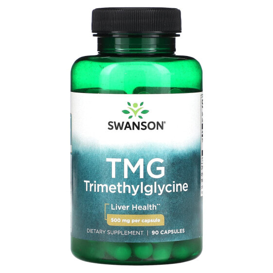 Пробиотик для пищеварительной системы Swanson TMG Trimethylglycine, 500 мг, 90 капсул