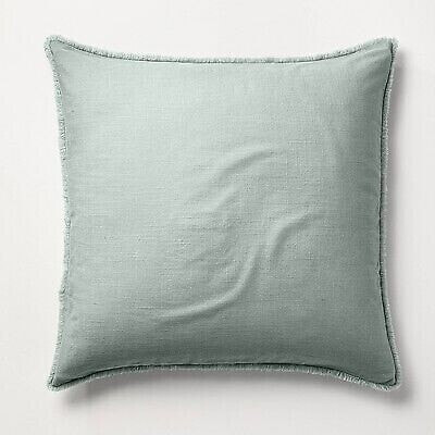 Наволочка для одеяла Casaluna Euro Heavyweight Linen Blend Comforter Sham Sage Green - Плюсовой