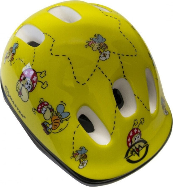 Master Kask Rowerowy Żółty MASTER Flip XS