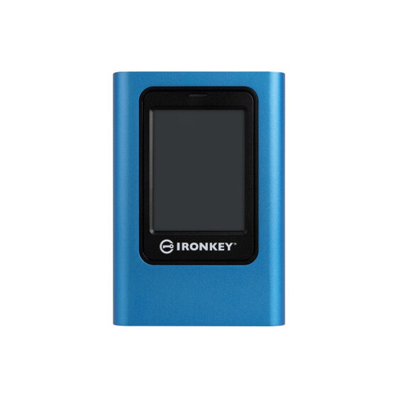 Kingston IronKey Vault Privacy 80 - 480 GB - USB Type-C - 3.2 Gen 1 (3.1 Gen 1) - 250 MB/s - Password protection - Blue