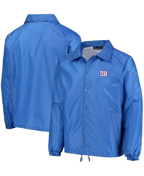 Куртка ветровка мужская Dunbrooke Royal New York Giants Coaches Classic Raglan Full-Snap