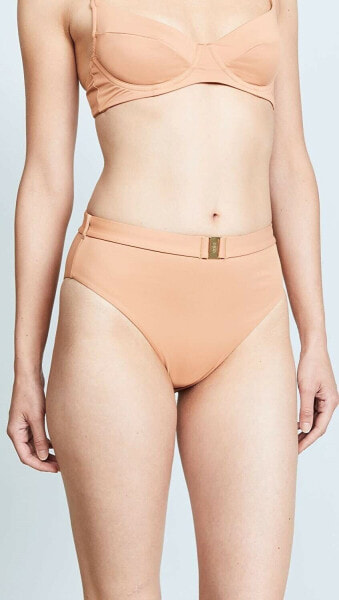 Women's Onia Emily Swimwear Bikini Bottoms, Size Small - Beige 177419