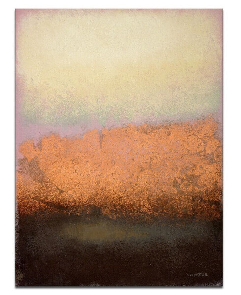 'Mesmerizing Fog' Abstract Canvas Wall Art - 30" x 20"